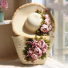 The Garden Party Duo Floral Hat and Tote Bag in Pastel