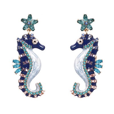 Sparkling Seahorse Earrings