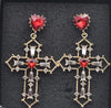 El Corazón de la Cruz Earrings