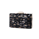 Sequined Leopard Clutch