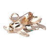 Rhinestone Fish Brooche
