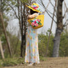 Jardin de Soleil Raffia Hat and Tote Bag
