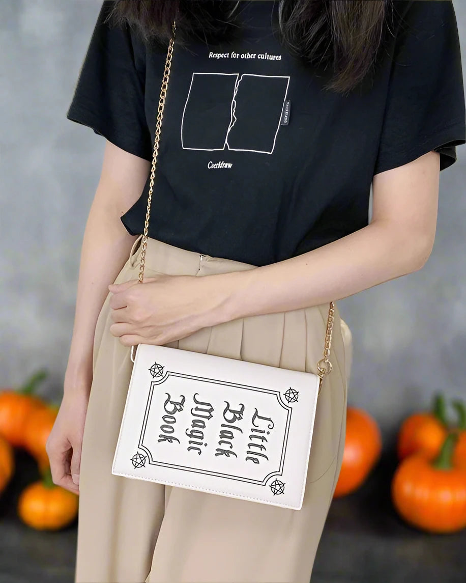Little Black Magic Book Purse SHAWN ANDREA