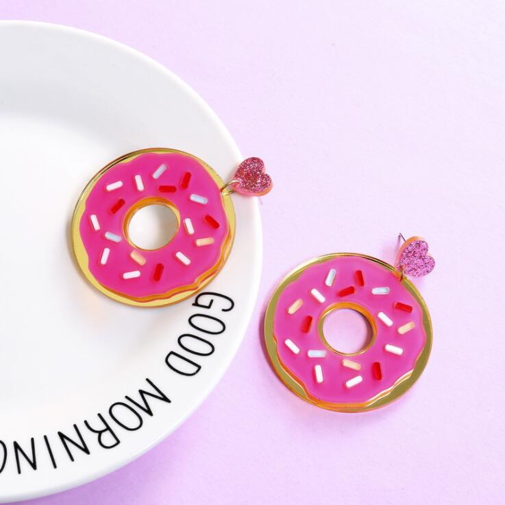 Sweet Sprinkles Donut  Earrings