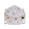 Les Étoiles Mini Embroidered Round Bag