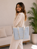 Happiness Summer Beach Bag ~ Light Blue