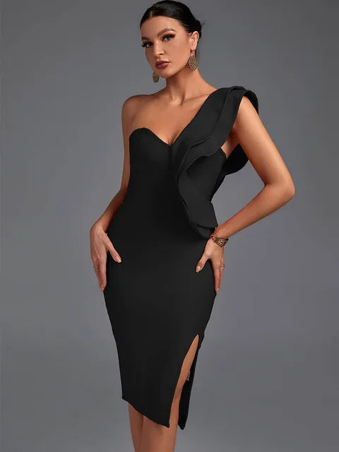 Pandora Ruffle Bandage Dress SHAWN ANDREA Pandora Ruffle Bandage Dress SHAWN ANDREA