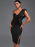 Pandora Ruffle Bandage Dress