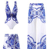 Fleur De Soleil One Piece 3 Piece Swim Set