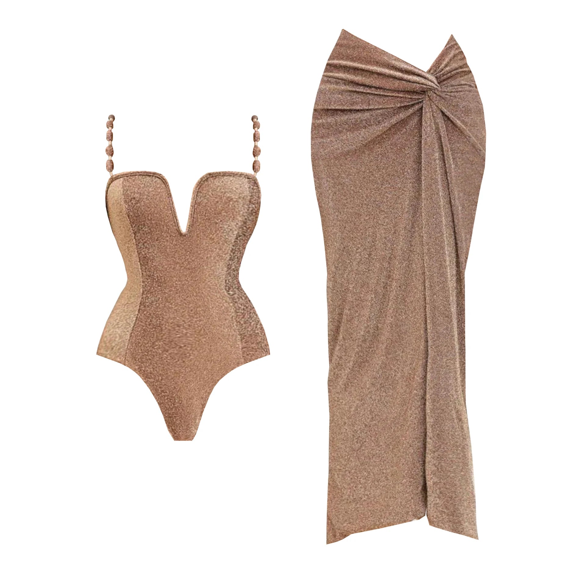 The Valora One Piece Swimsuit and Sarong