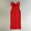 The Amara | Crystal-Embellished Bandage Midi Dress