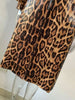 Leopard Print Snake Skin Trench Coat