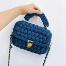 She Knows The Ropes Woven Handbag