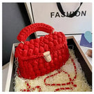 She Knows The Ropes Woven Handbag