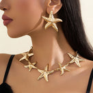 The Star Of The Ocean Earrings and Necklace Set