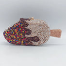 Ice Cream Dream Crystal Minaudiere Clutch