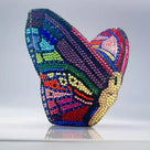 Rhinestone Butterfly Minaudiere Clutch