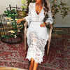 Petite Boho Eyelet Dress