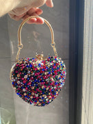 Sparkling Heart Mini Glam Bag