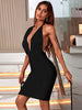 She's All That Bodycon Bandage Dress ~ Black