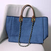 Happiness Summer Beach Bag ~ Blue