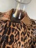 Leopard Print Snake Skin Trench Coat