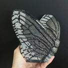 Rhinestone Butterfly Minaudiere Clutch