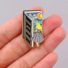 Literary Art Brooch