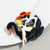 Swan Pool Float Brooche