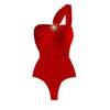 The Sun Maiden Over The Shoulder One Piece Swimsuit and Sarong