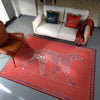 Leopard Elegance Abstract Area Rug