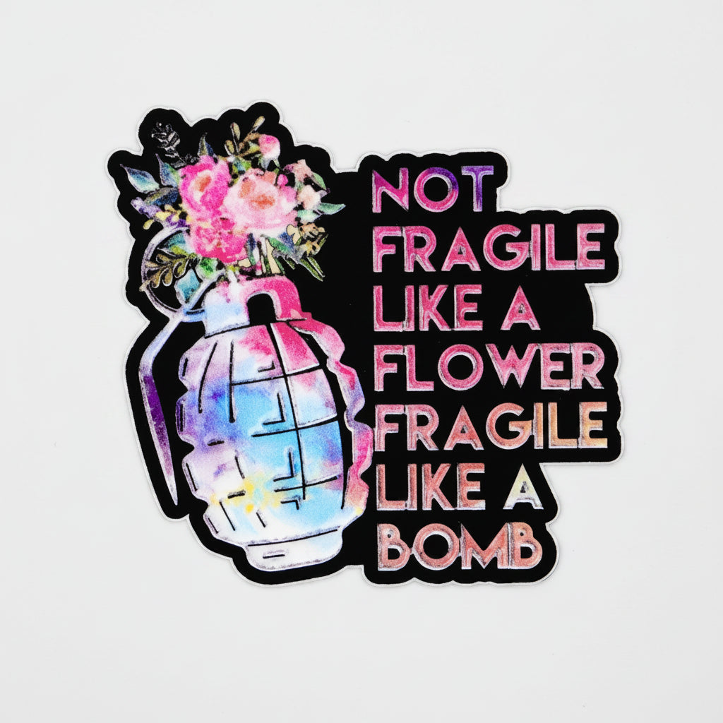 Not Fragile Flower Brooch