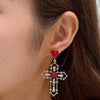 El Corazón de la Cruz Earrings