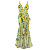 Lemon Breeze One Piece Swimsuit and Ruffle Sarong