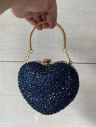 Sparkling Heart Mini Glam Bag