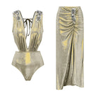 The Goddess One Piece Swimsuit and Sarong