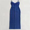 The Amara | Crystal-Embellished Bandage Midi Dress