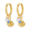 Pendant Shell Earrings