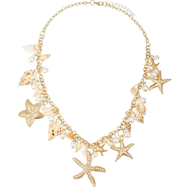 Starfish & Shells Necklace