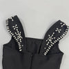 The Celestia Crystal-Embellished Sculpted Mini Dress
