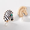 Zebra Earrings