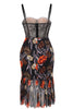 Robe corset jardin de minuit