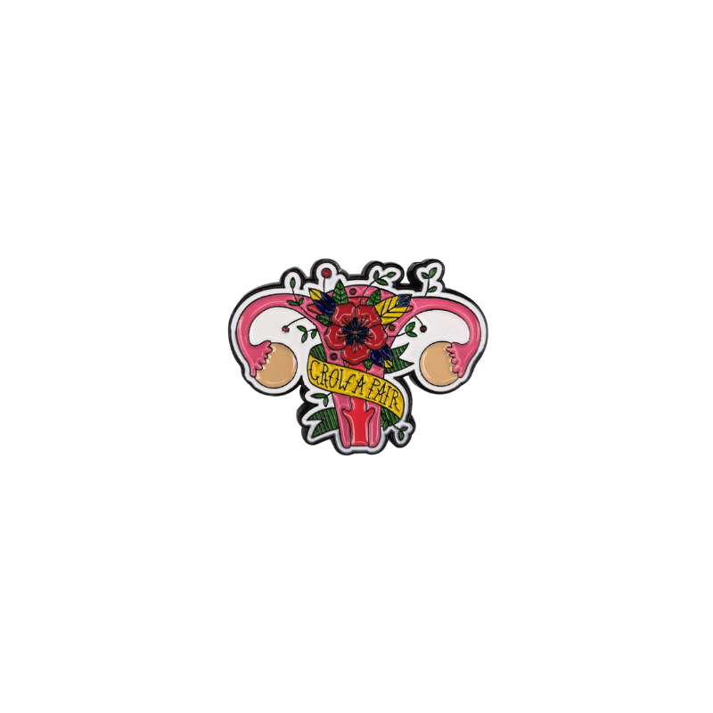 Grow A Pair of Ovaries Brooch