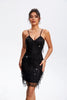 The Estelle Sequin V-Neck Wrap Cami Dress