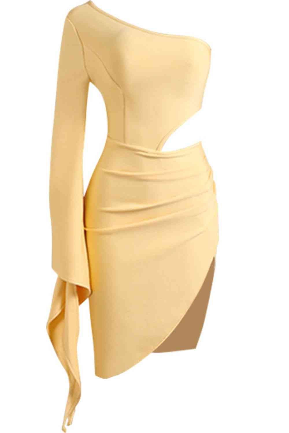 Brooklyn Flare Sleeve Dress ~ Yellow Yellow / S Brooklyn Flare Sleeve Dress ~ Yellow Yellow / S