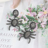 Spider Rhinestone Earrings