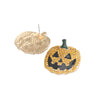 Pumpkin Rhinestone Earrings