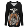 DEAD HUNGRY Skeleton Turkey  Long Sleeve Graphic Tee