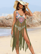 Beach Party Fringe Cover Up