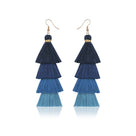 Gradient Tassel Earrings